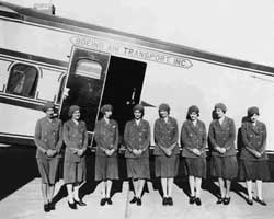 Boeing stewardesses, 1930