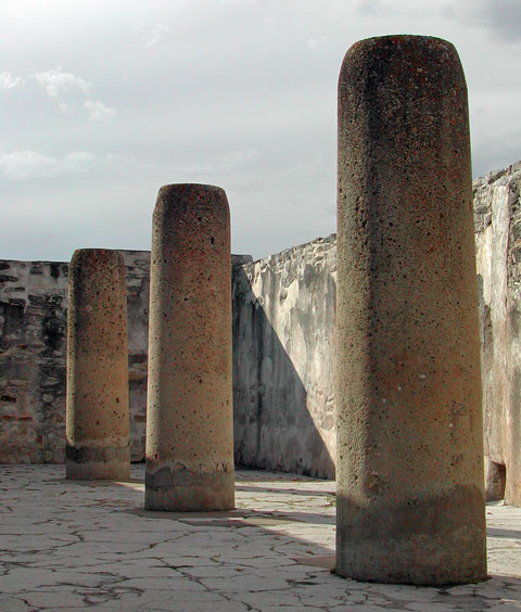 Mitla ruins, Hall of the columns