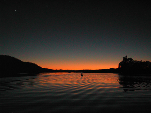 Patagonia-Lake-at-sunset