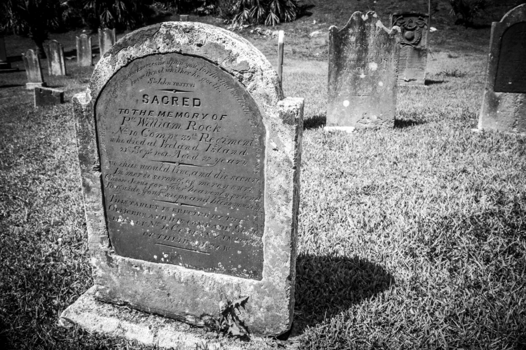 Gravestone with inscription