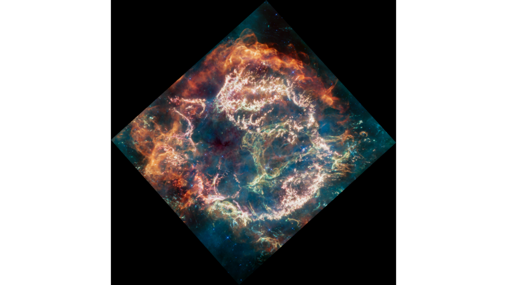 Cassiopeia from the James Webb Space Telescope